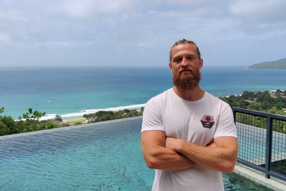 Portret van Maarten Bauwens, personal trainer en bokscoach